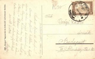 Balatonboglár, A régi eredeti Déli Vasút által épített emeletes vasútállomás épülete, Hangya kiadása...