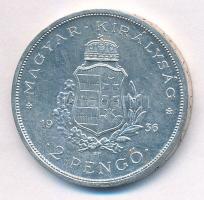 1936. 2P Ag "Liszt Ferenc" T:2 ph. 
Adamo P7.3