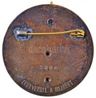 1954. "Magyar Partizán Emlékérem" zománcozott, számozott kitüntetés, viselésre jogosító ig...