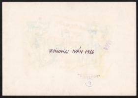 Zsigovics Iván (1958- ): 3 db Galaktika-illusztráció (Asimov, Edelstein), vegyes technika, papír, há...