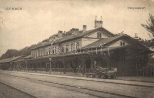 Zombor, Sombor; pályaudvar, Kaufmann B. kiadása / railway station (EK)