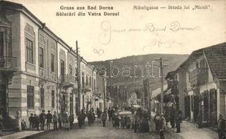 Dornavátra, Bad Dorna; Mikuligasse / street (EK)