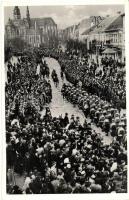 1938 Kassa, Kosice; bevonulás / entry of the Hungarian troops - 2 db képeslap / 2 postcards