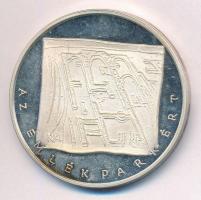 Kligl Sándor (1945- ) DN "Ópusztaszer / Az emlékparkért" jelzett Ag emlékérem eredeti tokb...