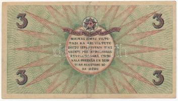 Lettország / Riga szovjet munkásküldöttek kiadása 1919. 3R T:III 
Latvia / Riga's workers depu...