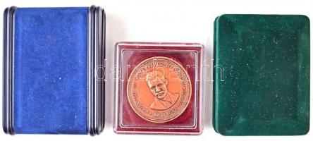 Bozó Gyula (1913-2004) DN. "Magyar Köztársaság Országgyűlése" Br emlékérem, dísztokban (42...