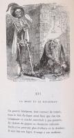 Fables de La Fontaine Illustrations par Grandville. Paris, é.n., Libraire Garnier Féres. Kiadói aran...