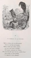 Fables de La Fontaine Illustrations par Grandville. Paris, é.n., Libraire Garnier Féres. Kiadói aran...