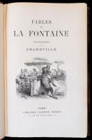 Fables de La Fontaine Illustrations par Grandville. Paris, é.n., Libraire Garnier Féres. Kiadói aran...