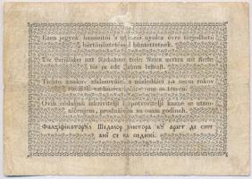 1848. 1Ft "Kossuth bankó" T:III- ly., részben restaurált
Adamo G104