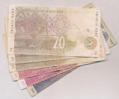 Dél-Afrika 1993-1999. 10R (3x) + 1993-1999. 50R (2x) + 1999. 100R T:III
South Africa 1993-1999. 10 ...