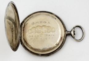 Ezüst (Ag.) zsebóra tok, vésett monogrammal, nettó:32 g