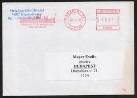 2001 Csurka István aláírása gépelt levélen