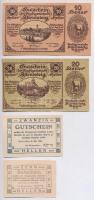 Ausztria 1920. 10h-50h 7db klf szükségpénz, közte Ansfelden és Allentsteig T:I-,II Austria 1920. 10 Heller - 50 Heller 7pcs of various nesessity notes including Ansfelden and Allentsteig C:AU,XF