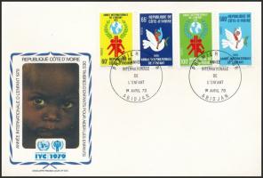 1979 Nemzetközi Gyermekév sor Mi 587-590 FDC-n