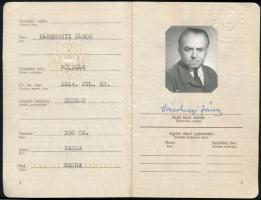 1976 Kishatárátlépési engedély, útlevél  / Close border passport