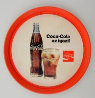 Retro Coca-cola fém tálca, d:30 cm