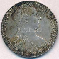 Ausztria 1780SF Tallér Ag Mária Terézia utánveret T:2 patina, kis ph. Austria 1780SF Thaler Ag Maria Theresia restrike C:XF patina, small edge error