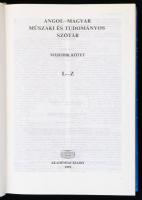 Angol-magyar műszaki és tudományos szótár. Szerk.: Magay Tamás, Kiss László. Bp., 1993, Akadémiai Ki...