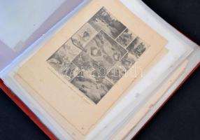 33 db acél és rézmetszet, nagyrészt nyugat európai városok képeivel, nagyrészt acélmetszetek, jó áll...