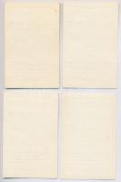 DN Magyar Nemzeti Bank "Zsákbetétjegy" 25 Ft-ról (4x)