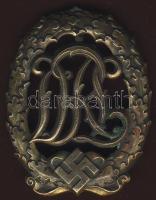 Német 3. Birodalom 1935-1944. "Reichssportabzeichen" Br T:2 hátul tűhiány