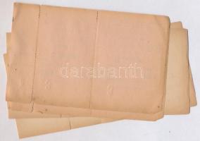 ~1930. "Káposztásmegyeri versenyek" befutó fogadás szelvények kettes ívben (2x) + "Pe...