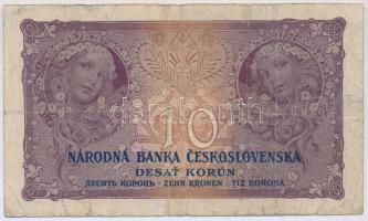 Csehszlovákia 1927. 10K T:III,III-
Czechoslovakia 1927. 10 Korun C:F,VG