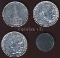 Német 3. Birodalom 1935 A 5M Ag "Garnisonkirche"(1x) + 1935 A, 1936 A 5M Ag Hindenburg(2x)...