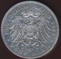 Német Császárság/Poroszország 1904 5M Ag T:3