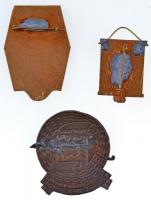 1953. "Eger vára 1552 - Dobó István Emlékverseny" zománcozott fém jelvény tű nélkül (36x31...