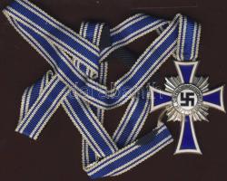 Német 3. Birodalom 1939-1945.  "Mutterkreuz 2. Stufe" ezüst, szalaggal T:1/2