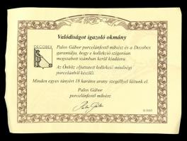 Decopex tányér Mindszet, Szent Imre kápolna képével, matricés, jelzett, hibátlan, tanusítvánnyal, d:...