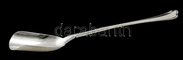 Ezüst(Ag) fűszerkanál, jelzett, h: 13 cm, nettó: 15,4 g