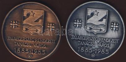 1985. "MÉE - Zalaegerszeg" érempár Ff + Br T:1