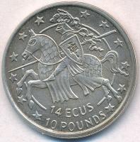 Gibraltár 1992. 14Ecu/10Ł Ag "II. Ezsébet" T:1-,2
Gibraltar 1992. 14Ecu/10 Pounds Ag &quo...