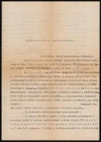 1944 Pattantyús-Ábrahám Dezső 1919-es miniszterelnök gépelt levele illetve hozzá kapcsolódó adásvéte...