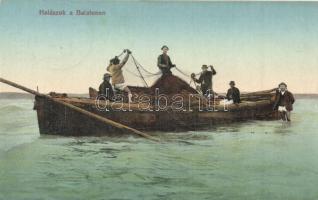 Balaton, halászok