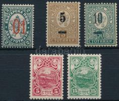 1895-1901 3 issues, 1895-1901 3 klf kiadás