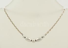 Ezüst(Ag) golyós karlánc, jelzett, h: 19,5 cm, nettó: 3,1 g