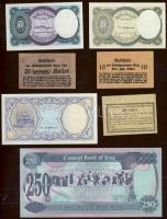 Kis tétel bankjegy egész világ 16db T:I   + 8db T:II,III