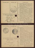 1946. Teljes pénztárjegy sor 10.000AP, 100.000AP, 1000.000AP, 10.000.000Ap T:I,I-(1x)