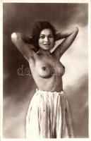 Types Mauresques: Jeune danseuse / Moorish young dancer, nude lady, erotic postcard (kis felületi sérülés / minor surface damage)