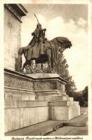 Budapest XIV. Hősök tere, Árpád vezér szobor, Divald kiadása (fl)