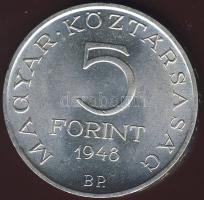 1948. 5Ft Ag "Petőfi" T:1/2