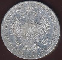 Ausztria/magyar verdejel 1858B 1FL Ag T:3