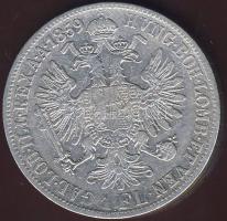Ausztria/magyar verdejel 1859B 1FL Ag T:3
