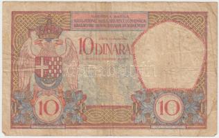 Szerb-Horvát-Szlovén Királyság 1926. 10D T:III,III-
Kingdom of the Serbs, Croats and Slovenes 1926....