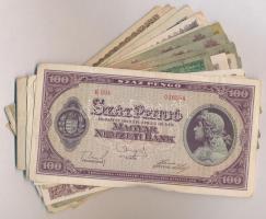 30db-os vegyes pengő bankjegy tétel T:III,III-