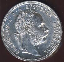 Ausztria 1878. 1Fl Ag T:2/2+